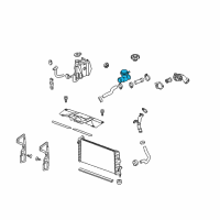 OEM 2006 Buick LaCrosse Filler Neck Diagram - 10344426