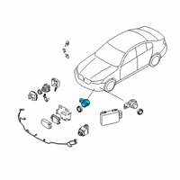 OEM 2021 BMW 745e xDrive ULTRASCHALLSENSOR AZURIT SCH:662010 Diagram - 66-20-7-927-916