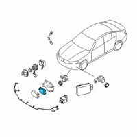 OEM 2022 BMW 740i xDrive FRONT RADAR SENSOR, LONG RAN Diagram - 66-31-5-A56-337