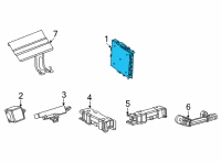 OEM 2021 Toyota Sienna Control Module Diagram - 899H0-08010