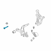 OEM 2015 Ford Explorer Lower Control Arm Bolt Diagram - -W707516-S439