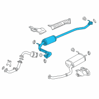 OEM 2018 Honda HR-V Pipe B, Exhuast Diagram - 18220-T7X-A81