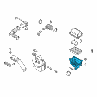 OEM Hyundai Body-Air Cleaner Diagram - 28112-F2000