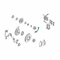 OEM 2000 Nissan Frontier Hose Assy-Brake, Front Diagram - 46210-8B500