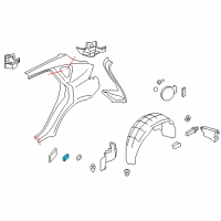 OEM 2013 Infiniti EX37 Plug Diagram - 01658-00613