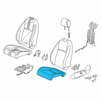 OEM 2016 Honda Civic Pad Comp L, FR Cus Diagram - 81537-TBA-A01