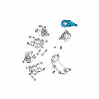 OEM 1999 Jeep Grand Cherokee INSULATOR-Transmission Diagram - 52058996