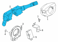 OEM 2019 Nissan Maxima Switch Assy-Combination Diagram - 25560-3TP1A