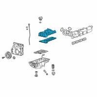 OEM 2018 Chevrolet Cruze Valve Cover Diagram - 55494242