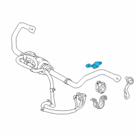 OEM Lexus LS500h Bracket, STABILIZER Diagram - 48827-50020