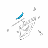 OEM Hyundai Veracruz Rear Power Window Sub Switch Assembly, Right Diagram - 93580-3J500-OR