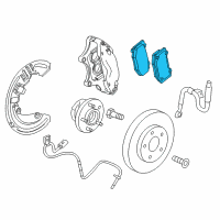 OEM 2015 Buick Encore Front Pads Diagram - 22799077