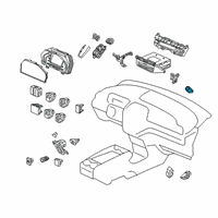 OEM 2021 Honda Accord Switch Assembly, Start Sto Diagram - 35881-TBA-A01