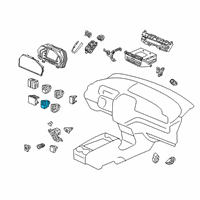 OEM Honda Odyssey Switch Assy., Power Tailgate &Lid Diagram - 35370-THR-A01
