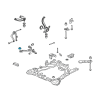 OEM 2006 Honda Accord Bush, Front Compliance Diagram - 51391-SDA-A03