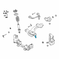 OEM 2008 Lincoln Town Car Lower Ball Joint Diagram - 3W1Z-3050-B