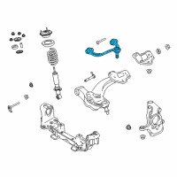 OEM 2004 Mercury Marauder Upper Control Arm Diagram - 6W1Z-3084-U