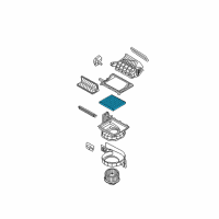 OEM 2011 Hyundai Sonata Air Filter Diagram - 3SF79-AQ000