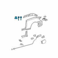 OEM 2004 Toyota Solara Cylinder & Keys Diagram - 69053-AA010