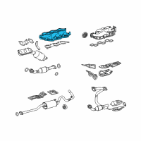 OEM 2007 Toyota FJ Cruiser Intake Manifold Diagram - 17101-0P011