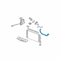 OEM 2006 Chevrolet Impala Multi Purpose Hose Diagram - 10346650