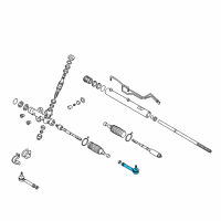 OEM Kia Sedona Rod Assembly-Tie, LH Diagram - 0K55232240