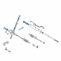 OEM Kia Sedona Seal Kit Diagram - 0K55232180