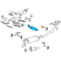 OEM Ford Expedition Catalytic Converter Diagram - 9L3Z-5E212-H