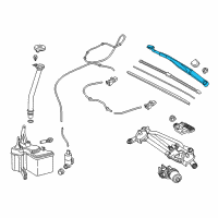 OEM Toyota C-HR Wiper Arm Diagram - 85221-F4040