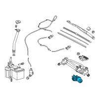 OEM Toyota C-HR Front Motor Diagram - 85110-10440