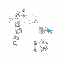 OEM 1999 Toyota Camry Rear Mount Diagram - 12371-0A020