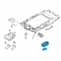 OEM 2016 Kia Soul EV Lamp Assembly-Rear PERSO Diagram - 92861B2000BF3