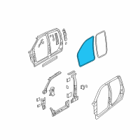 OEM 2015 Ram 2500 Seal-Door Opening Diagram - 55112354AC