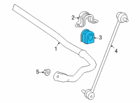 OEM Toyota Mirai Bushings Diagram - 48815-0R070