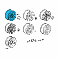 OEM 2016 Cadillac Escalade ESV Wheel Diagram - 84341232