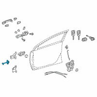 OEM 2016 Scion iM Door Check Diagram - 68610-12240