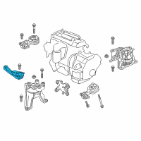 OEM 2022 Honda CR-V Stay, Side Engine Mounting Diagram - 50625-TLA-A12