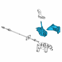 OEM 2019 Buick Envision Gear Shift Assembly Diagram - 84698213