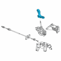 OEM 2018 Buick Envision Shift Knob Diagram - 23286909