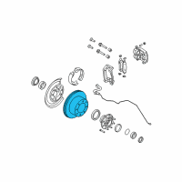 OEM Ford F-350 Super Duty Rotor Diagram - BC3Z-2C026-A