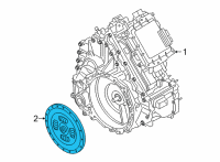 OEM 2022 Lincoln Corsair DISC ASY - CLUTCH Diagram - LX6Z-7550-A