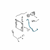 OEM 2009 Toyota 4Runner Suction Hose Diagram - 88704-60390