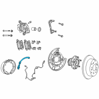 OEM 2010 Chrysler Sebring Hose-Brake Diagram - 68171914AA