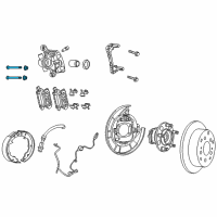 OEM Chrysler Sebring Pin-Disc Brake Diagram - 5191247AA