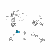 OEM 2004 Toyota Avalon Front Mount Bracket Diagram - 12311-0A020