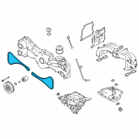 OEM 2020 Toyota 86 Timing Chain Diagram - SU003-00193