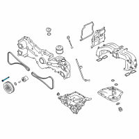 OEM 2018 Toyota 86 Crankshaft Pulley Bolt Diagram - SU003-00178