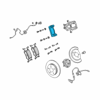 OEM 2014 Dodge Grand Caravan Adapter-Disc Brake CALIPER Diagram - 68192437AA