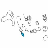 OEM 2014 Chevrolet Volt Actuator Diagram - 22924954