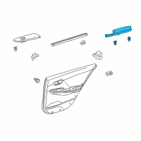 OEM 2014 Toyota Camry Armrest Diagram - 74250-06040-A0